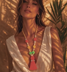 Miss June Paris — Pom-pom Necklace